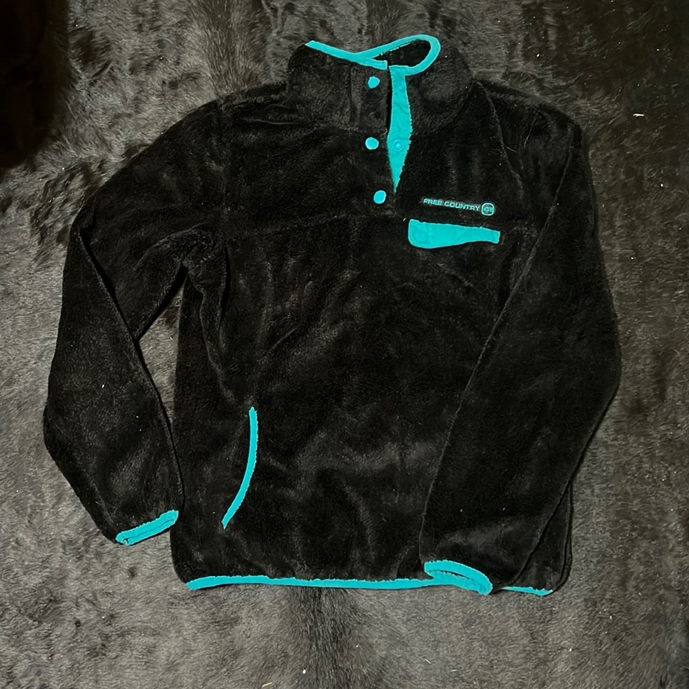 Black and turquoise jacket size S